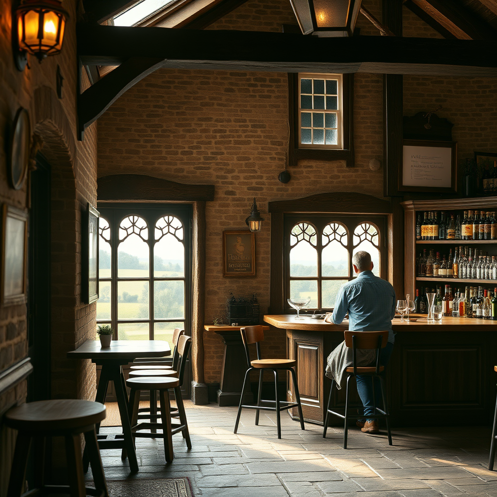 Music icon and partner grab drink at Clarkson's country pub